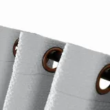 Grommet Jacquard Circle Bubble Wrinkle Window Blackout Curtain Drapery Bella