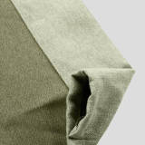 Rod Pocket Faux Linen Textured Curtain Drape Olive