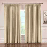 CUSTOM Lao Hang Zhou Khaki Polyester Cotton Thermal Insulated Curtain
