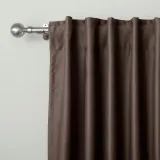 Set of 2 Back Tab or Rod Pocket Thermal Insulated Blackout Curtain Paz