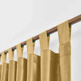 CUSTOM Lao Hang Zhou Gold Polyester Cotton Thermal Insulated Curtain