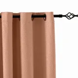 Grommet Jacquard Circle Bubble Wrinkle Window Blackout Curtain Drapery Bella