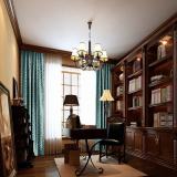 Tab Top Rhomboid Jacquard Dust Proof Curtain Two-Toned Damask Diamond with Blackout Lined NINA