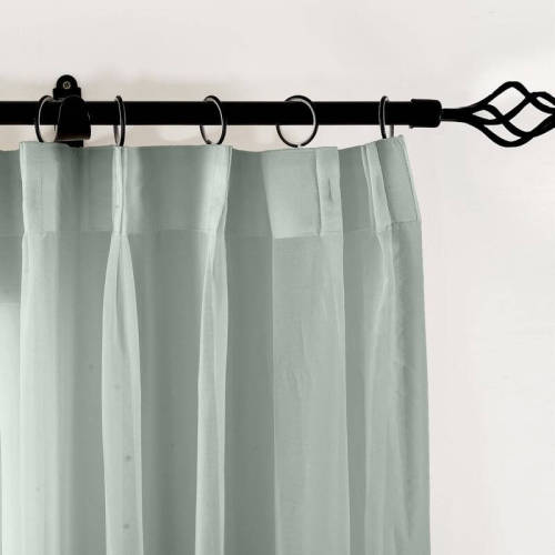 【Custom】Scandina Indoor Outdoor Solid Sheer Curtain Wide Opulent Voile Drapery, 16 Colors