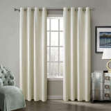 Nickel Grommet Velvet Curtain Drape Panel with Blackout Lined Birkin