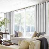 【Custom】Lao Hang Zhou Heavyweight Polyester Cotton Silk Blend Solid Curtain Drape Panel with White Blackout Lined