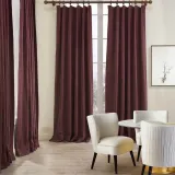 Cotton Linen Curtain Drapery Flat hook for Track Lined Curtain MaSha