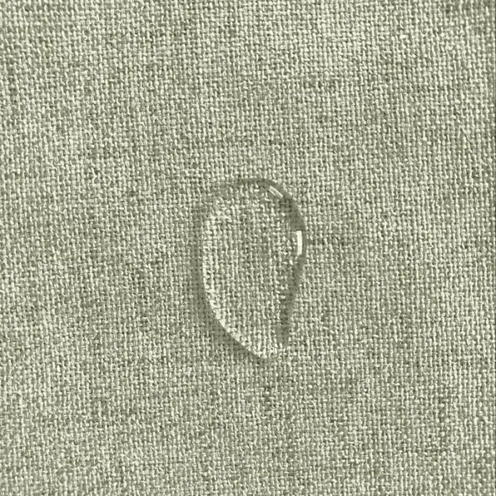 Textured Faux Linen Window Curtain Tab Top Drapery Olive