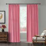 CUSTOM Birkin Rose Velvet Curtain Drapery With Lining For Traverse Rod Pole or Track