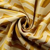 High Density Rhomboid Jacquard Drapery Dust Proof Two-Toned Damask Diamond Curtain NINA