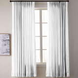 Textured Faux Dupioni Silk Curtain Drapery YUN