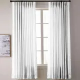 Textured Faux Dupioni Silk Curtain Drapery YUN