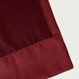 Textured Faux Linen Window Curtain Tab Top Drapery Olive
