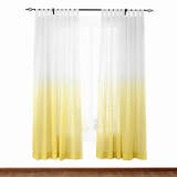 Tab Top Gradient Ombre Sheer Curtain Tulle Gradual Drape HANNA