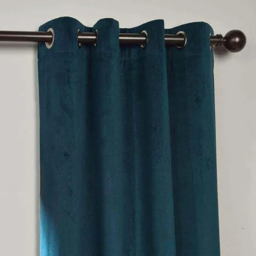 CUSTOM Birkin Midnight Blue Velvet Curtain Drapery With Lining For Traverse Rod Pole or Track