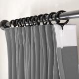 Blackout Lined Velvet Curtain Drapery Panel For Traverse Rod or Track Birkin