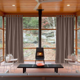 Thermal Insulated Curtain Tab Top Window Treatment Panel LHZ
