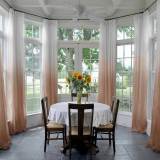 Pinch Pleated Gradient Ombre Sheer Curtain Tulle Gradual Drape HANNA