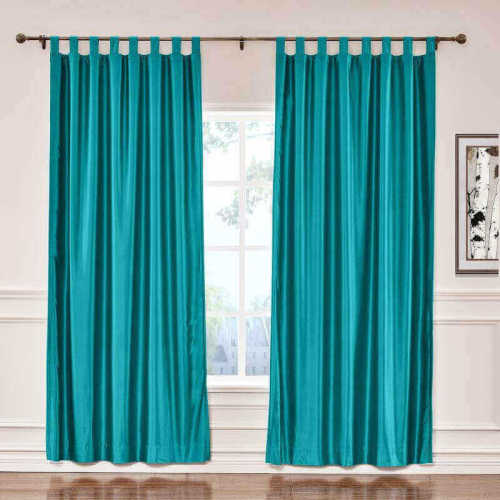 CUSTOM Lao Hang Zhou Peacock Polyester Cotton Thermal Insulated Curtain