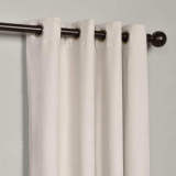 Nickel Grommet Velvet Curtain Drape Panel with Blackout Lined Birkin
