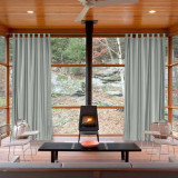 Thermal Insulated Curtain Tab Top Window Treatment Panel LHZ