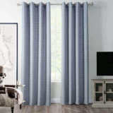Woodgrain Polyester Jacquard Grommet Diamond Soft Panel Curtain Drape Sander