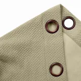 Grommet Jacquard Circle Bubble Wrinkle Window Blackout Curtain Drapery Bella