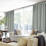 Thermal Insulated Curtain Tab Top Window Treatment Panel LHZ