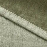 Rod Pocket Faux Linen Textured Curtain Drape Olive