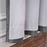 CUSTOM Lao Hang Zhou Dark Grey Polyester Cotton Curtain
