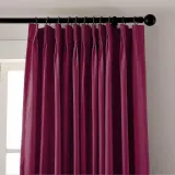 CUSTOM EDOARDO Burgundy Indoor Blackout Curtain
