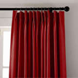 【Custom】EDOARDO Indoor Solid Blackout Curtain Panel Drape, 13 Colors