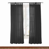 SCANDINA Indoor Outdoor Sheer Curtain Voile Drapery