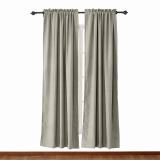 OLIVE Luxury Textured Faux Linen Curtain