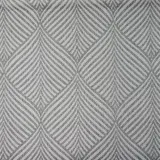 Stripe Polyester Roman Shade In Grey White