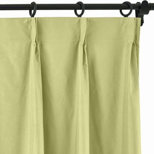 100% Blackout Curtain Pinch Pleat Thermal Foam Coated Drapery Saba