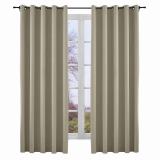 Yeffa Grommet Curtain Room Darkening Panel Blackout Lined