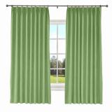 KANTE Polyester Cotton Drapery With Lining Curtains