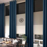 Extra Long Loft Drape Thermal Insulated Blackout Curtain Heavy Weight PAZ