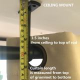 Hanging Rod Set for Window Room Divider