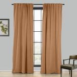 LIZ 4-in-1 Header Type Polyester Linen Curtain Drapery Custom