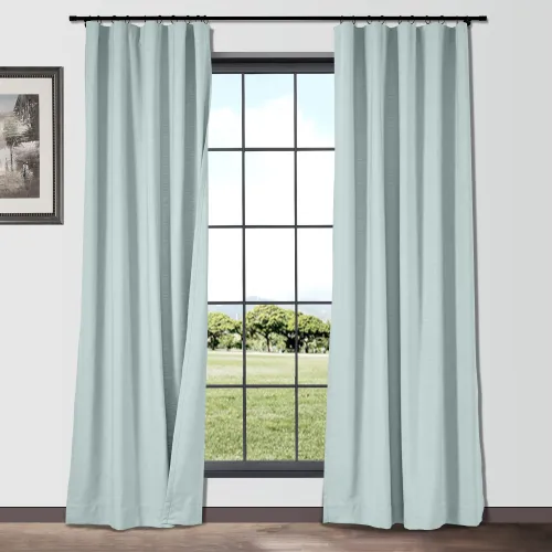 ISABELLA Cotton Linen Curtain Drapery Custom
