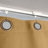 Ceiling Track Room Divider Flame Retardant Fireproof Curtain Kit for Any Space