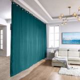 Ceiling Track Room Divider Flame Retardant Fireproof Curtain Kit for Any Space
