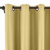 100% Blackout Curtain Grommet Drapery Foam Coated Curtain Saba