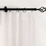 CUSTOM Scandina Ivory Indoor Outdoor Sheer Curtain Voile Drapery