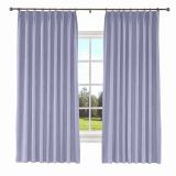 KANTE Polyester Cotton Drapery With Lining Curtains