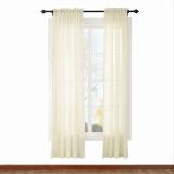 SCANDINA Indoor Outdoor Sheer Curtain Voile Drapery