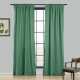 LIZ 4-in-1 Header Type Polyester Linen Curtain Drapery Custom