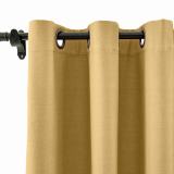 CUSTOM Capri Gold Blackout Curtains with Liner